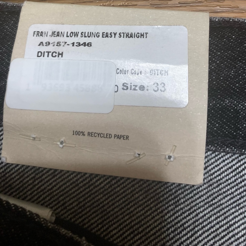 Men's Black Agolde Jeans Size 33 NWT - Picture 8 of 12